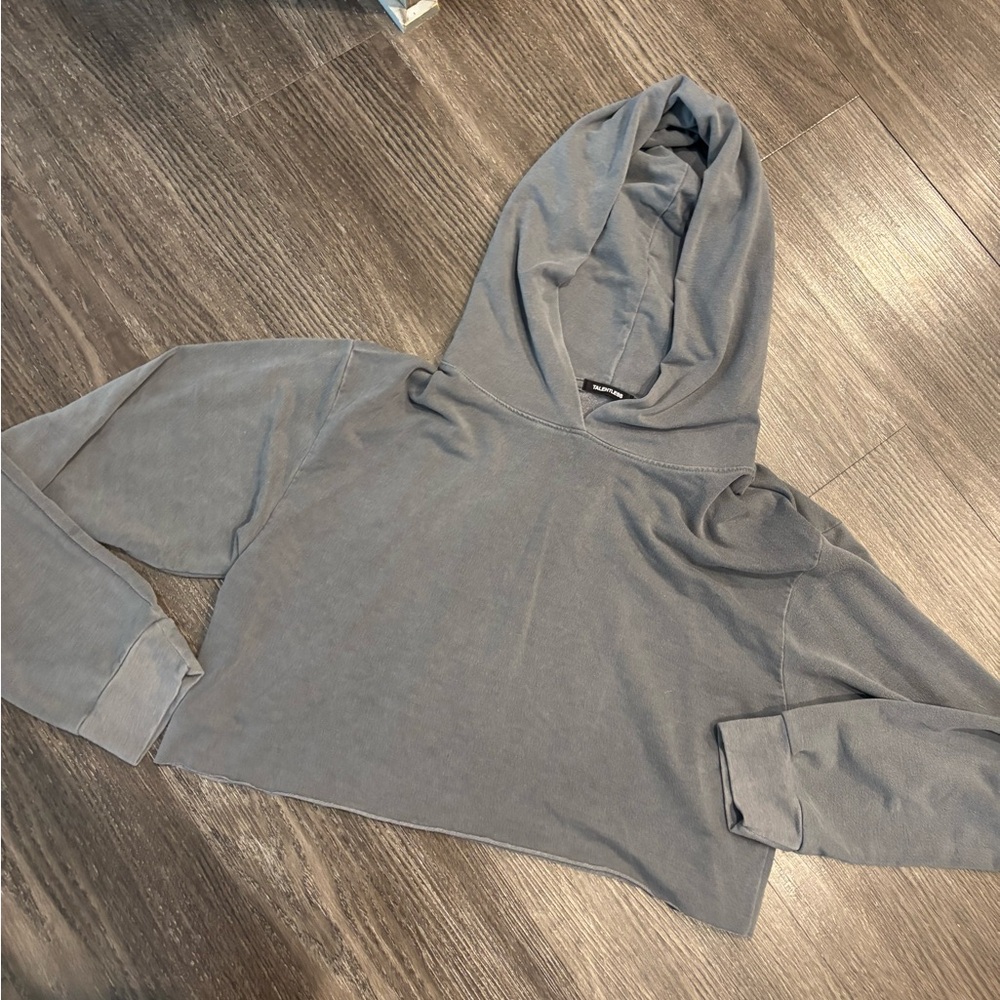 Talentless cropped hoodie